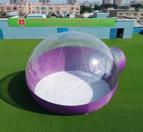 Tent1-5046L Purple Inflatable Bubble Tent