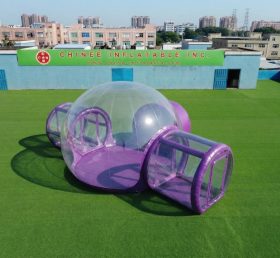 Tent1-5048L Purple Inflatable Bubble Tent