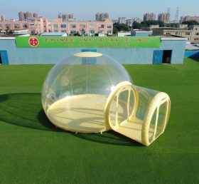 Tent1-5044J Pastel Yellow Inflatable Bubble Tent
