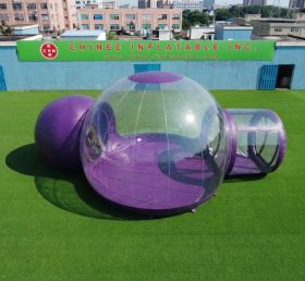 Tent1-5043L Purple Inflatable Bubble Tent