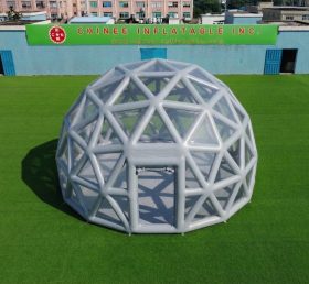Tent1-5041E Grey Spherical Structure Inflatable Bubble Tent
