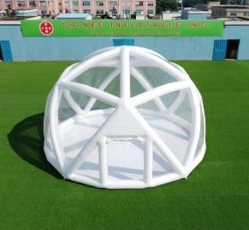 Tent1-5049 White Spherical Structure Inflatable Bubble Tent