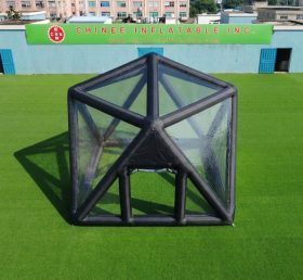 Tent1-5040B Black Inflatable Structured Bubble Tent