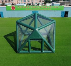 Tent1-5040E Dark Green Inflatable Structured Bubble Tent