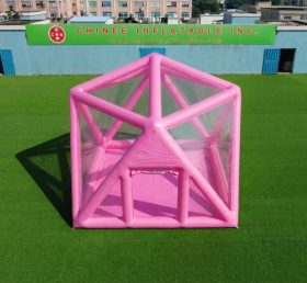 Tent1-5040L Pink Inflatable Structured Bubble Tent