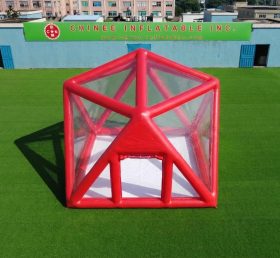Tent1-5040N Red Inflatable Structured Bubble Tent