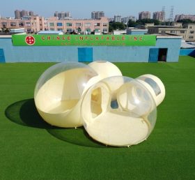 Tent1-5042J Pastel Yellow Inflatable Bubble Tent