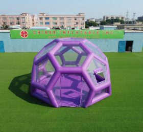 Tent1-5010M Purple Inflatable Bubble House